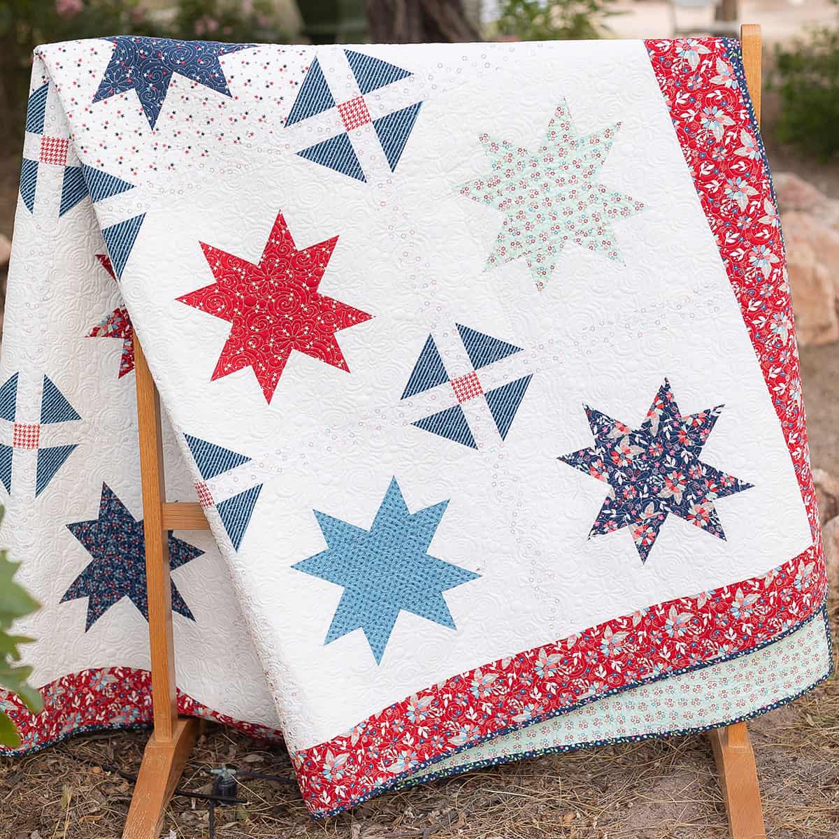 Sparkle 2 quilt in Midsummer Fabrics by Sherri & Chelsi for Moda Fabrics
