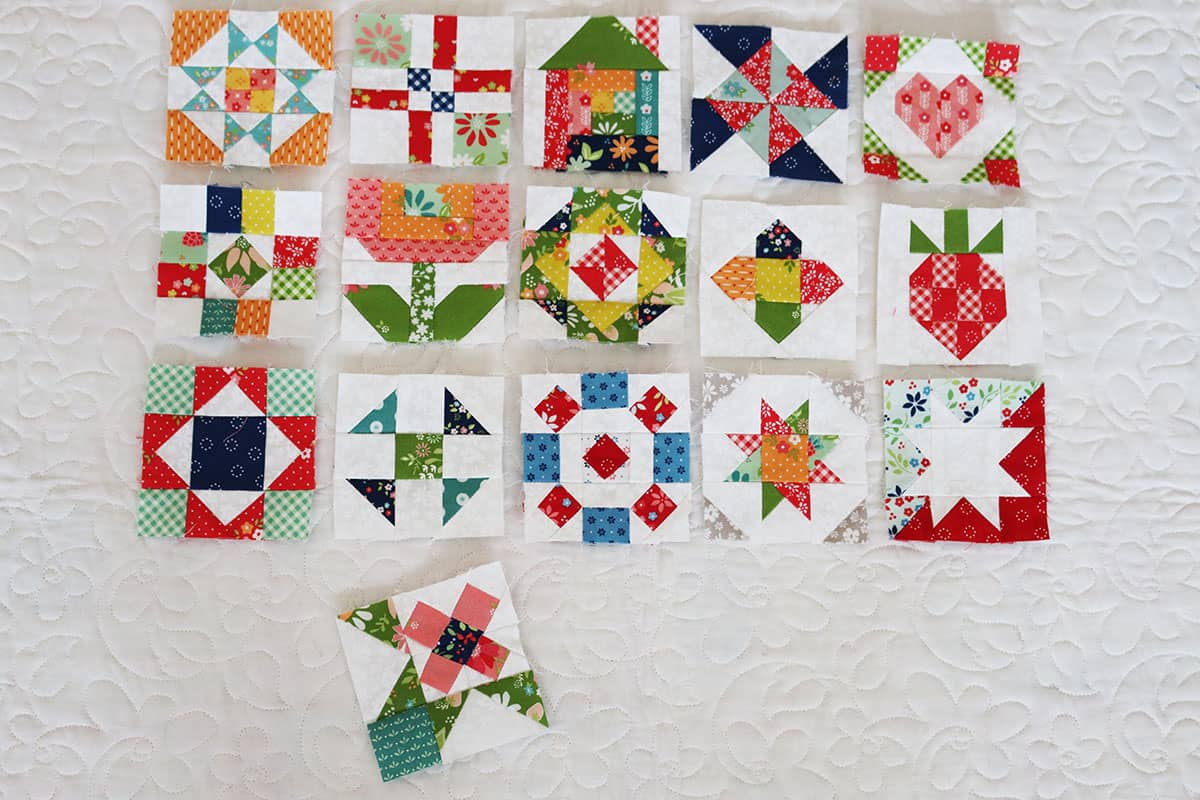 Sewcialites 3 Blocks 1-16 by Sherri from A Quilting Life