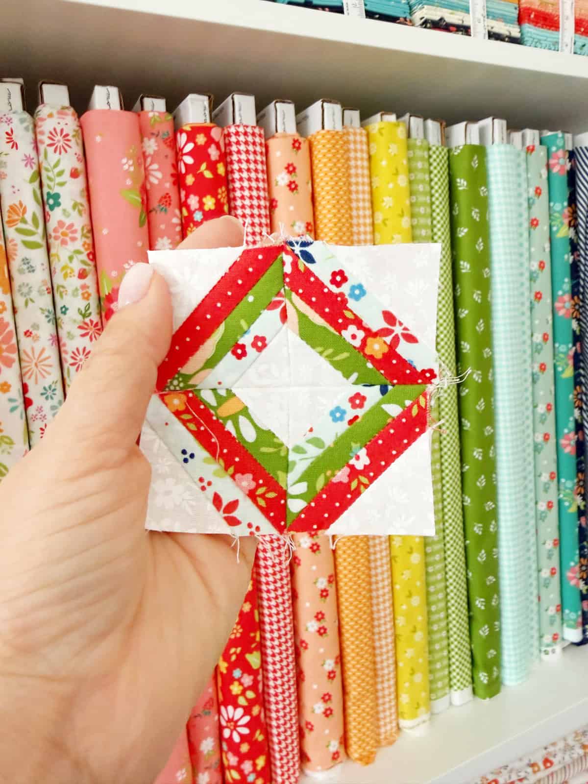 Sewcialites 3 Block 18 pieced by Sherri McConnell of A Quilting Life