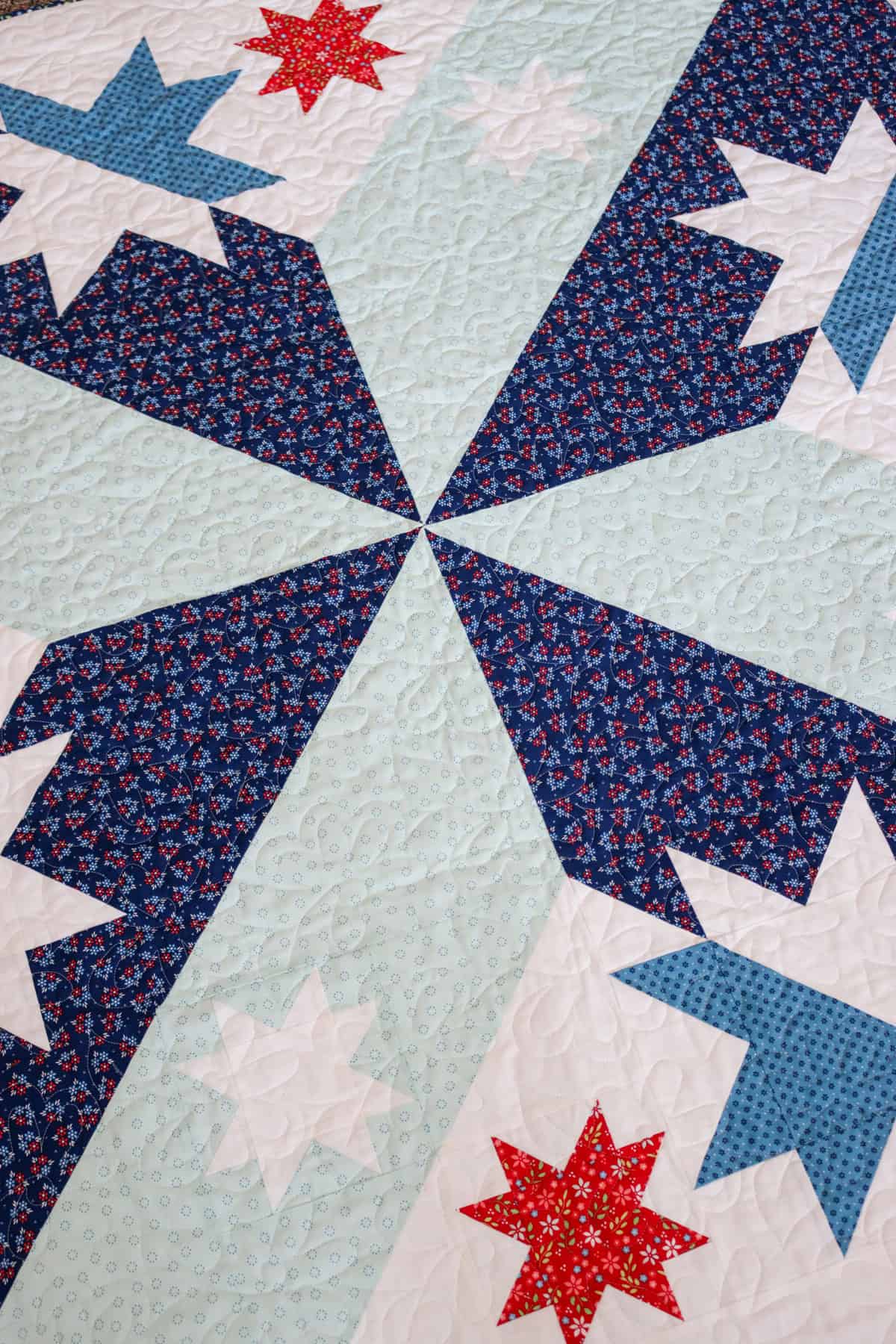 Haven quilt in Midsummer fabric
