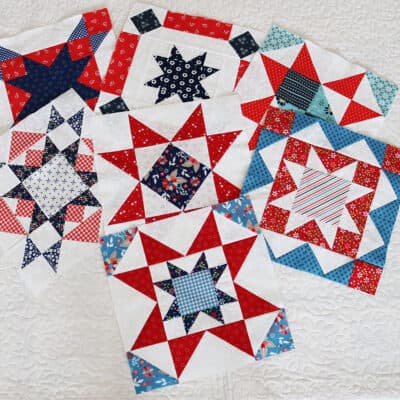 A Quilting Life Block of the Month blocks by Sherri from A Quilting Life July 2026