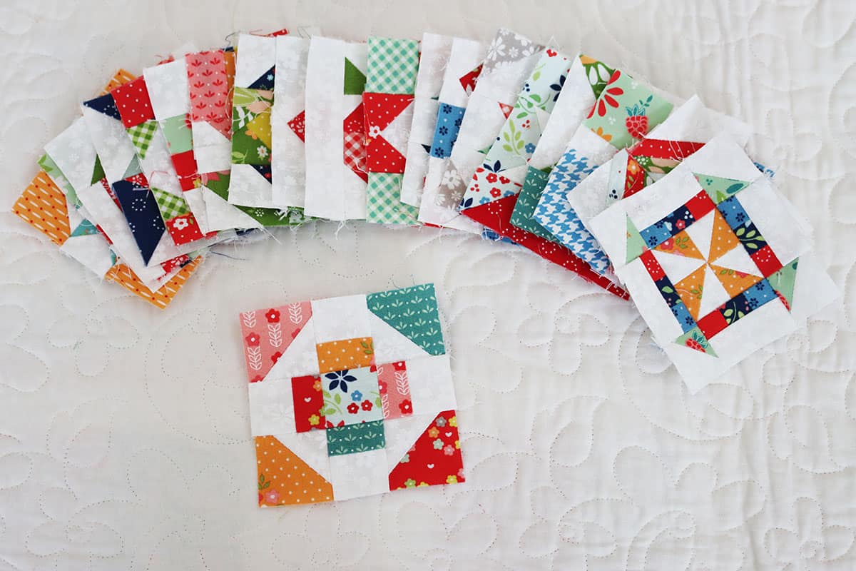 Sewcialites 3 Blocks 1-20 from Sherri of A Quilting Life in fabrics by Sherri & Chelsi for Moda Fabrics