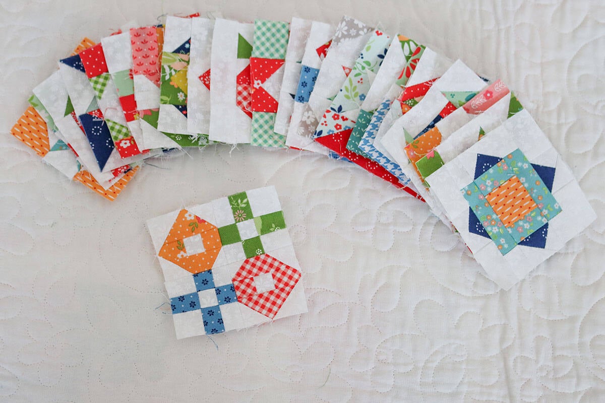 Sewcialites 3 Blocks 1-23 pieced by Sherri McConnell of A Quilting Life