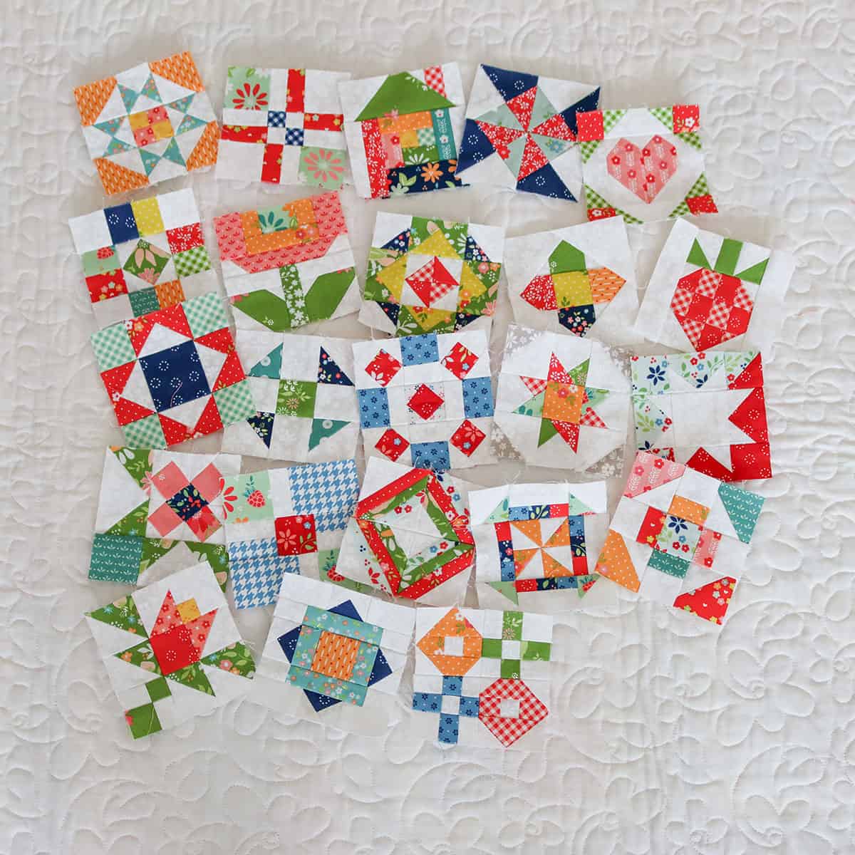 Sewcialites 3 Blocks 1-23 pieced by Sherri McConnell of A Quilting Life